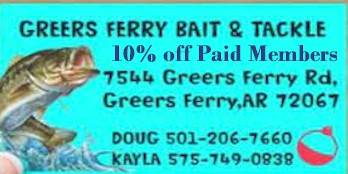 Greers Ferry Bait & Tackle Shop Discount