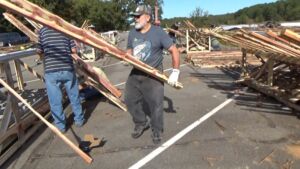 wood-skidoo crates-fish-structures-greers-ferry-lake-walleye-club