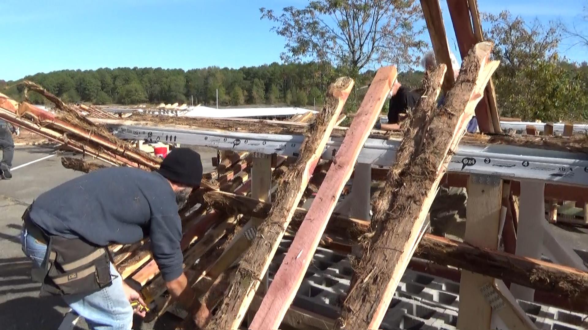 adding wood-skidoo crates-fish-structures-greers-ferry-lake-walleye-club