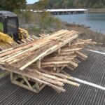 moving-skidoo crates-fish-structures-greers-ferry-lake-walleye-club