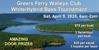 GFWC Bass Tournament Door Prizes